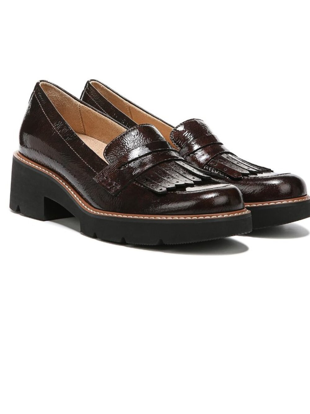 NWB Naturalizer Womens Darcy Tassel Penny Loafer with Heel Loafer (8.5W)